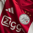 Camisa Ajax 25/26 – Home Branca e Vermelha (Linha Premium)