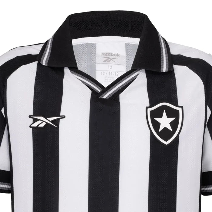 Camisa Botafogo Home 25/26 - Preta e Branca