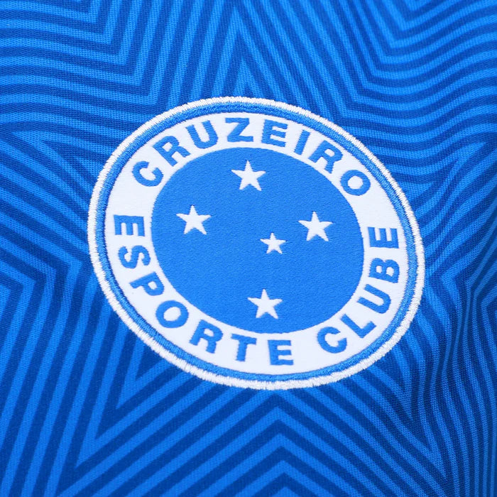 Camisa Cruzeiro Feminina Home 25/26 - Azul C/ Patrocínio