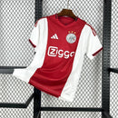 Camisa Ajax 25/26 – Home Branca e Vermelha (Linha Premium)