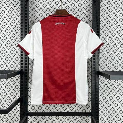 Camisa Ajax 25/26 – Home Branca e Vermelha (Linha Premium)