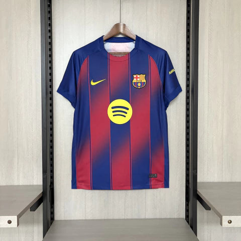 Camisa Barcelona Home 25/26 – Edição Azul & Vermelha Premium