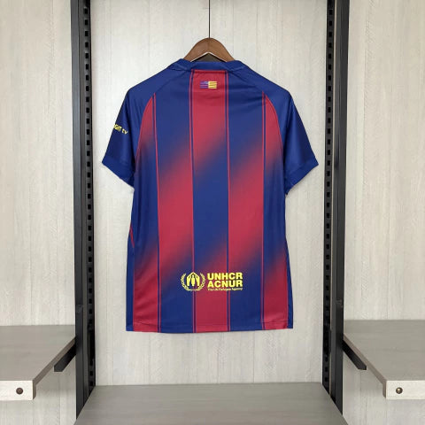 Camisa Barcelona Home 25/26 – Edição Azul & Vermelha Premium