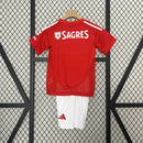 Conjunto Infantil Benfica I 24/25 - Vermelho e Branco