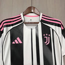 Camisa Juventus 25/26 – Home Branca e Preta (Linha Premium)