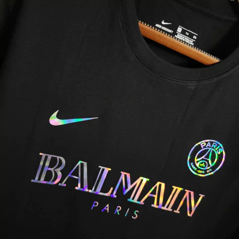 Camisa PSG Balmain - Preta Refletiva