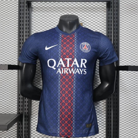 Camisa PSG Home 25/26 – Edição Azul & Vermelha Premium
