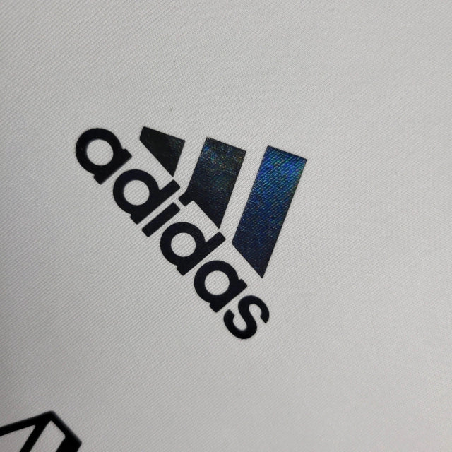 Camisa Real Madrid x Balmain Holográfica 23/24 s/n° Torcedor Masculino - Branco