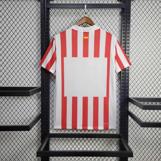 Camisa Atlético de Madrid 25/26 – Home Branca e Vermelha (Versão Jogador Premium)