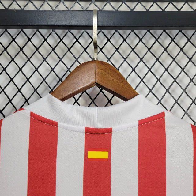 Camisa Atlético de Madrid 25/26 – Home Branca e Vermelha (Versão Jogador Premium)