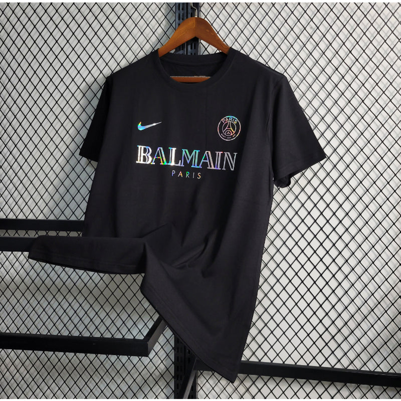 Camisa PSG Balmain - Preta Refletiva