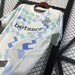 Camisa Inter de Milão 25/26 – Away Branco e Azul (Linha Premium)