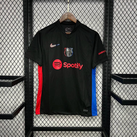 Camisa Barcelona Away 24/25 s/n° Torcedor Masculino - Preta